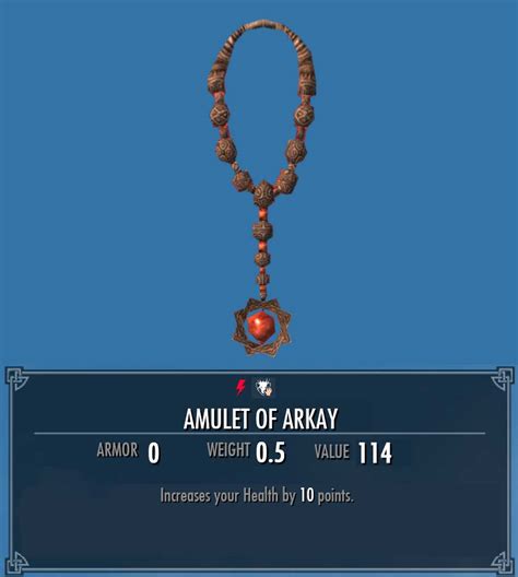 Amulet of arkah skytim